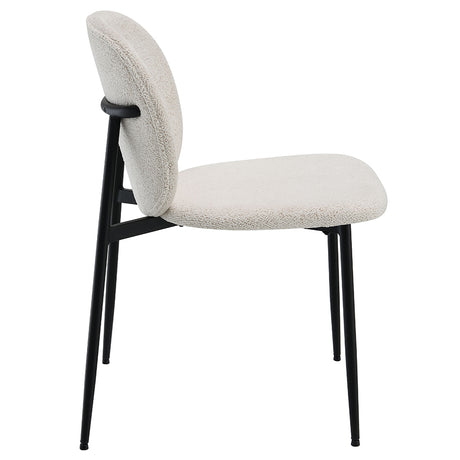 Klaus White/Black Side Chair (Set of 2) - Ornate Home