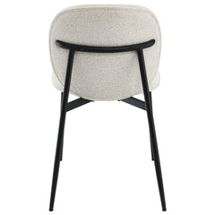 Klaus White/Black Side Chair (Set of 2) - Ornate Home