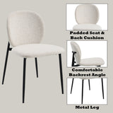 Klaus White/Black Side Chair (Set of 2) - Ornate Home