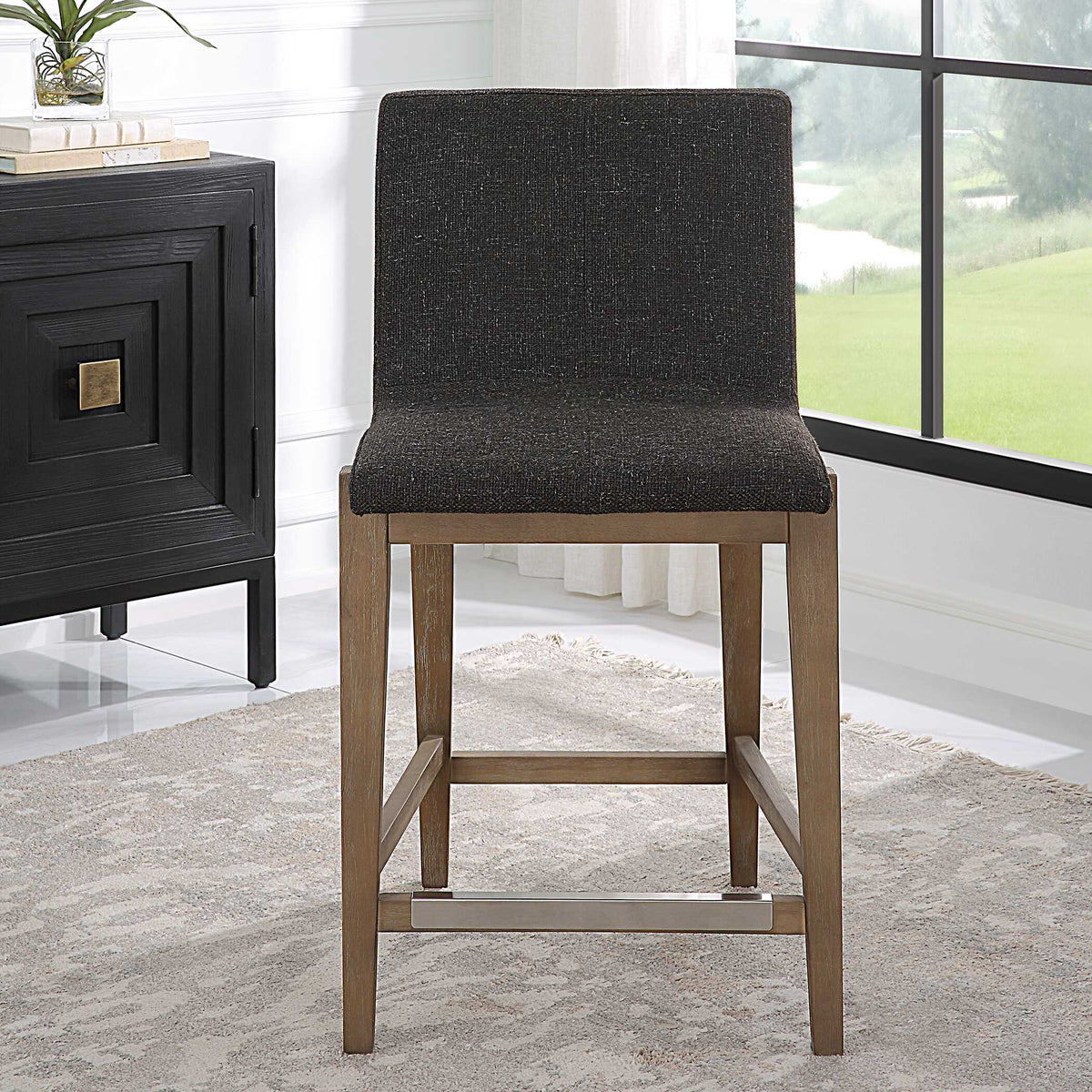 Klemens Chocolate Counter Stool - Ornate Home