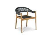Klint Teak Outdoor Dining Stacking Armchair (Set of 4) - Ornate Home