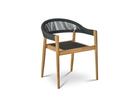 Klint Teak Outdoor Dining Stacking Armchair (Set of 4) - Ornate Home