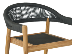 Klint Teak Outdoor Dining Stacking Armchair (Set of 4) - Ornate Home