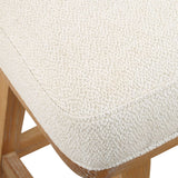 Klismos Off-White Fabric Counter Stool - Ornate Home