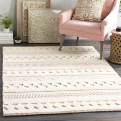 Knapp Pink Wool Rug - Clearance - Ornate Home