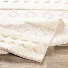 Knapp Pink Wool Rug - Clearance - Ornate Home