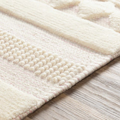Knapp Pink Wool Rug - Clearance - Ornate Home