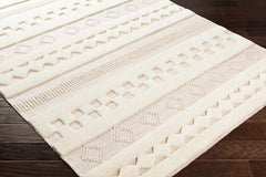 Knapp Pink Wool Rug - Clearance - Ornate Home