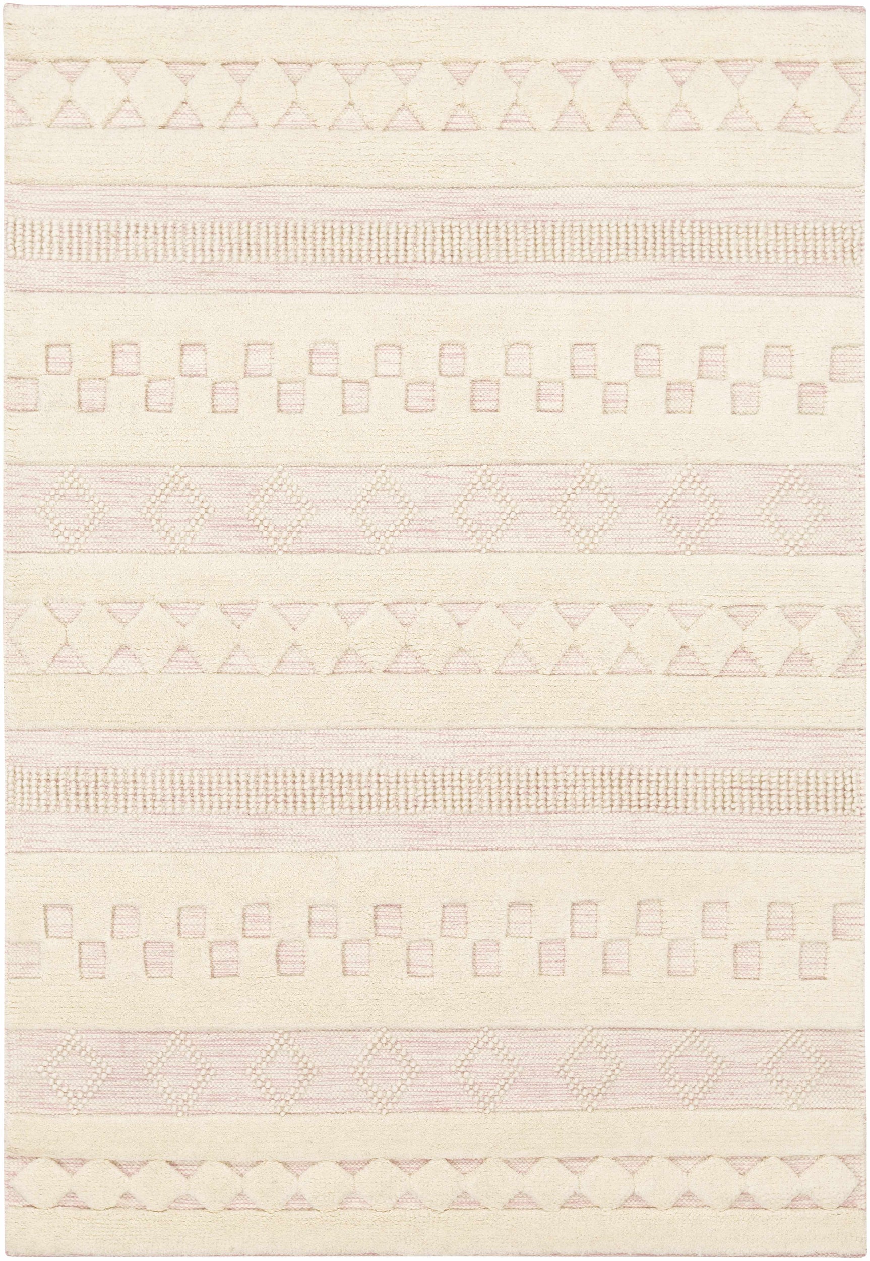 Knapp Pink Wool Rug - Clearance - Ornate Home