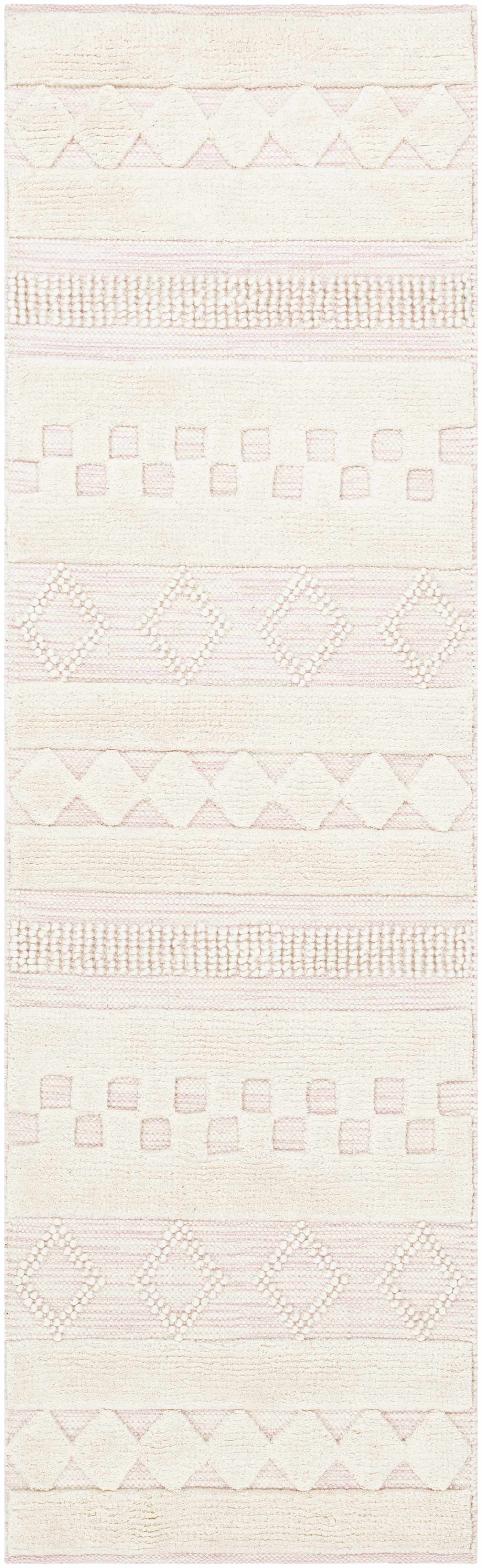 Knapp Pink Wool Rug - Clearance - Ornate Home