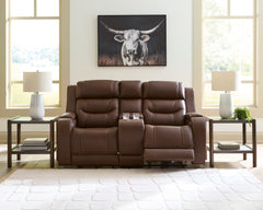 Knightington Brown PWR REC Love w/Audio Seating - Ornate Home