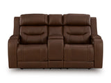 Knightington Brown PWR REC Love w/Audio Seating - Ornate Home