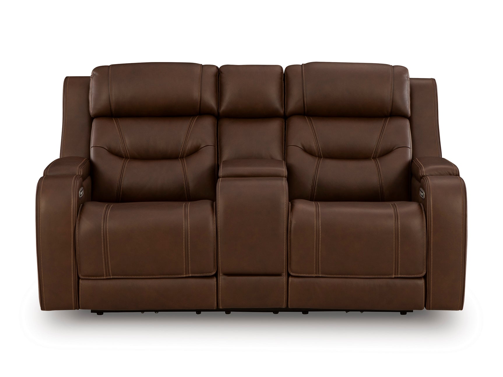 Knightington Brown PWR REC Love w/Audio Seating - Ornate Home