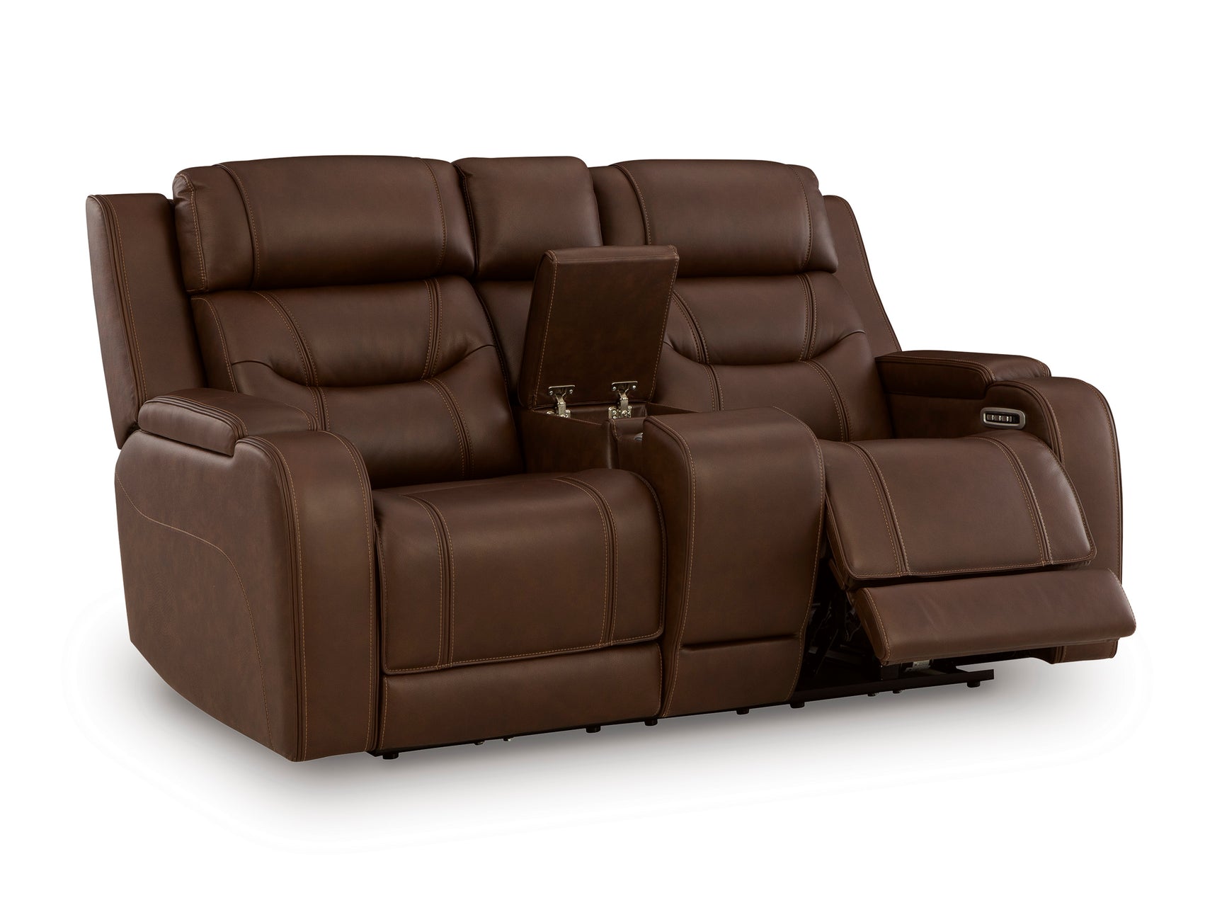 Knightington Brown PWR REC Love w/Audio Seating - Ornate Home