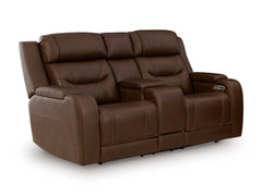 Knightington Brown PWR REC Love w/Audio Seating - Ornate Home
