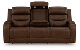 Knightington Brown PWR REC Sofa w/Audio Seating - Ornate Home
