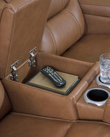 Knightington Caramel PWR REC Love w/Audio Seating - Ornate Home