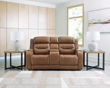 Knightington Caramel PWR REC Love w/Audio Seating - Ornate Home