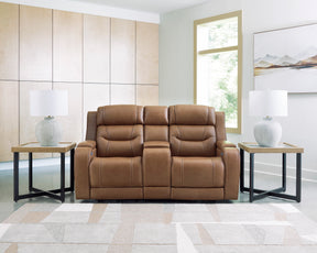 Knightington Caramel PWR REC Love w/Audio Seating - Ornate Home