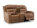 Knightington Caramel PWR REC Love w/Audio Seating - Ornate Home