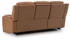Knightington Caramel Power Reclining Sofa, Loveseat and Recliner - Ornate Home