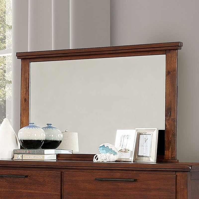 Knighton Brown Cherry Mirror - Ornate Home