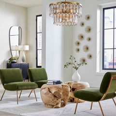 Knoll Green Mid-Century Accent Chair - Ornate Home