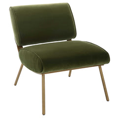 Knoll Green Mid-Century Accent Chair - Ornate Home