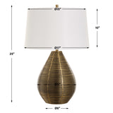 Knowles Brass Table Lamp - Ornate Home