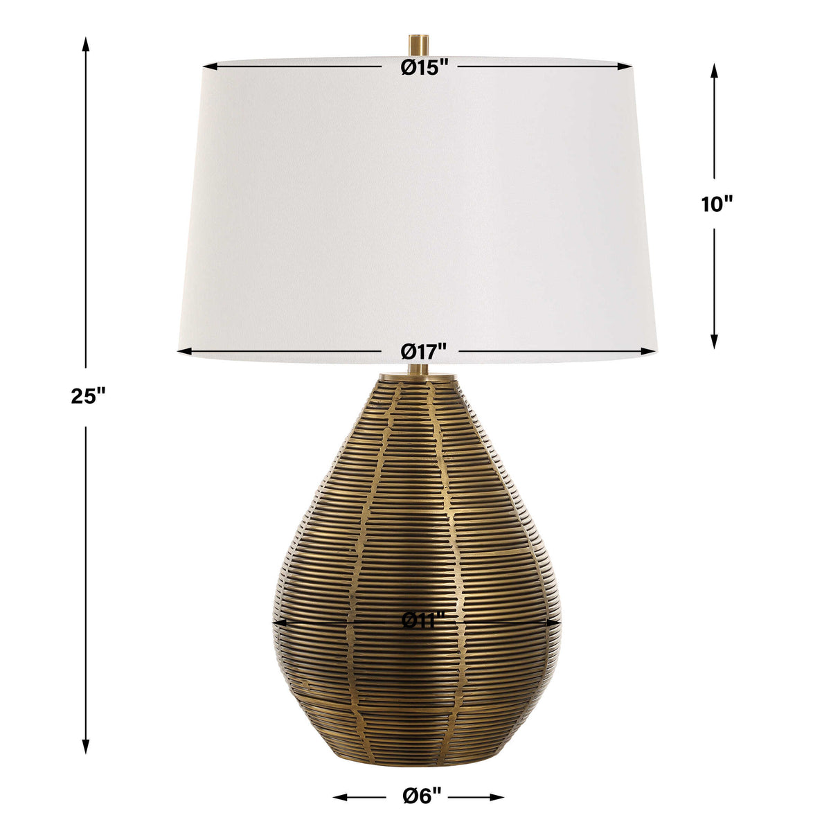 Knowles Brass Table Lamp - Ornate Home