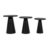 Knox Black Nesting Tables (Set of 3) - Ornate Home