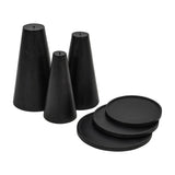 Knox Black Nesting Tables (Set of 3) - Ornate Home