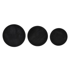 Knox Black Nesting Tables (Set of 3) - Ornate Home