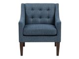 Knox Blue Accent Chair - Ornate Home