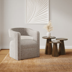 Knox Chestnut Nesting Tables (Set of 3) - Ornate Home