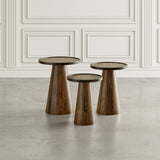 Knox Chestnut Nesting Tables (Set of 3) - Ornate Home