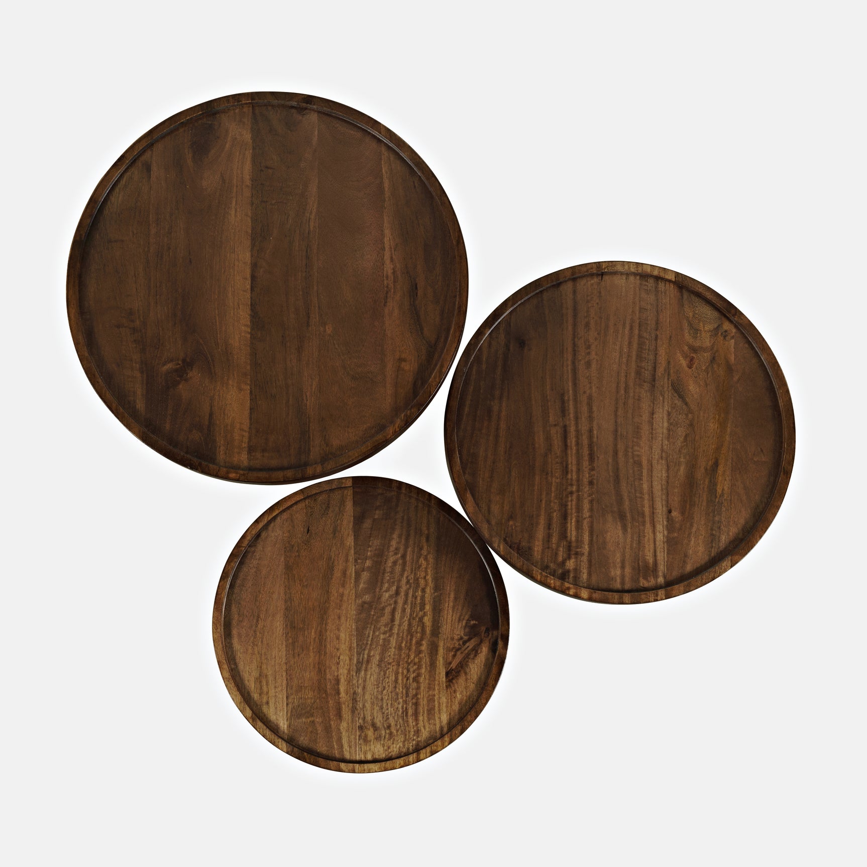 Knox Chestnut Nesting Tables (Set of 3) - Ornate Home
