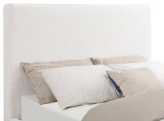 Knox Cream Queen Upholstered Panel Bed - Ornate Home