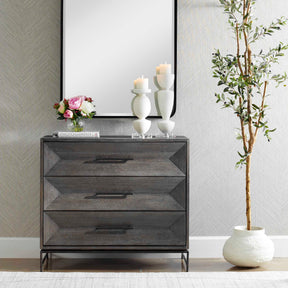 Knox Dark Walnut Accent Chest - Ornate Home