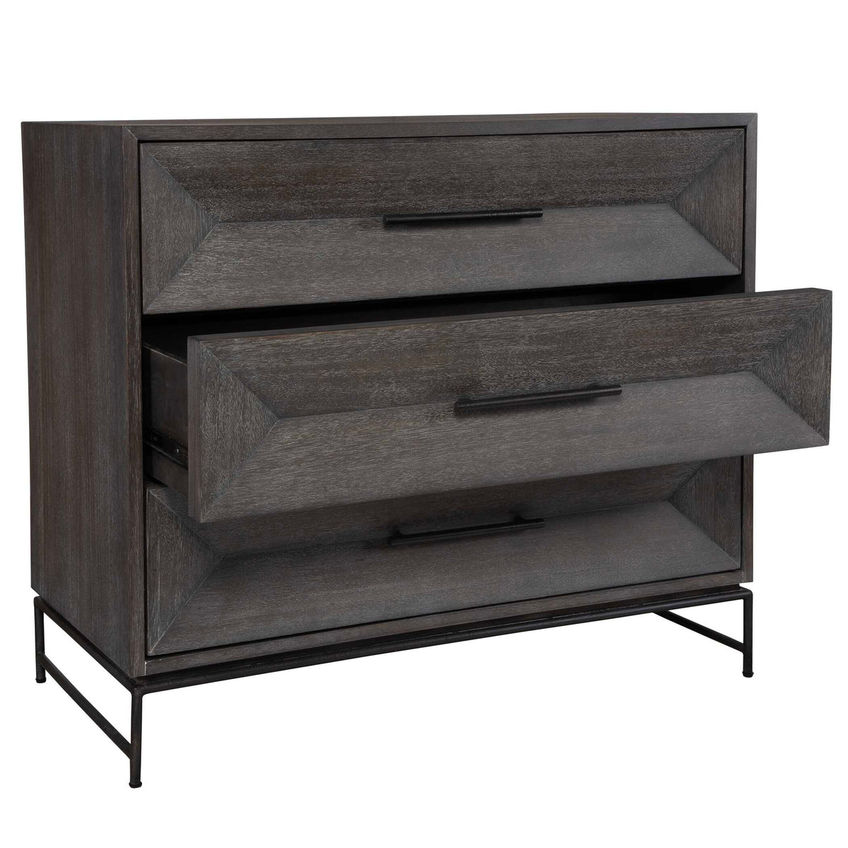 Knox Dark Walnut Accent Chest - Ornate Home