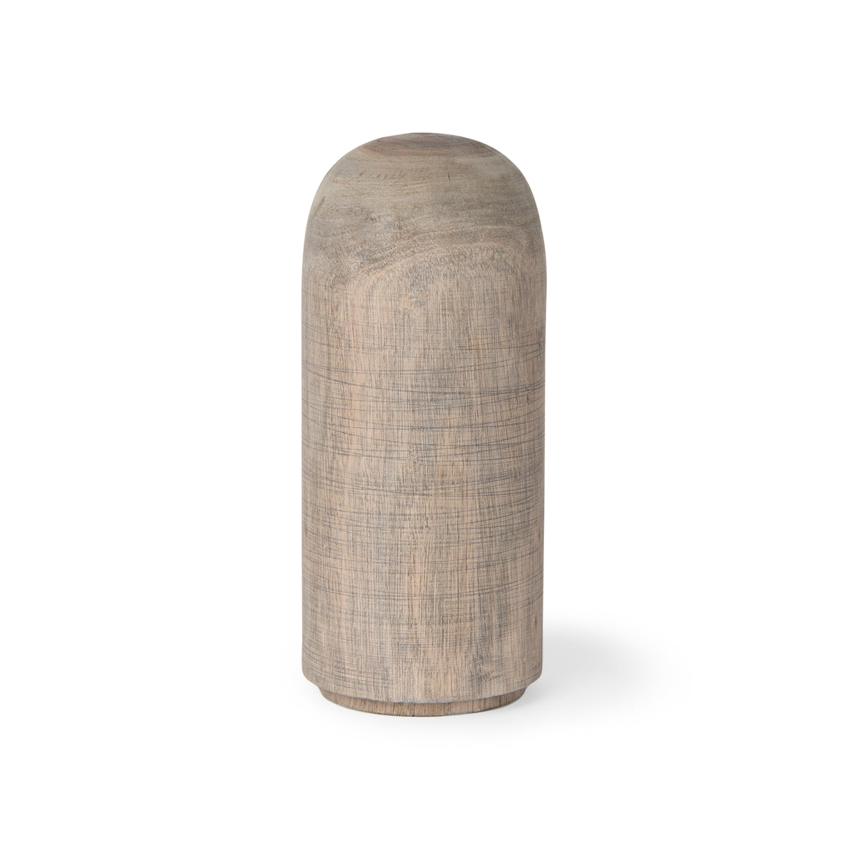 Knox Medium Gray-Wash Wood Decorative Object - Ornate Home