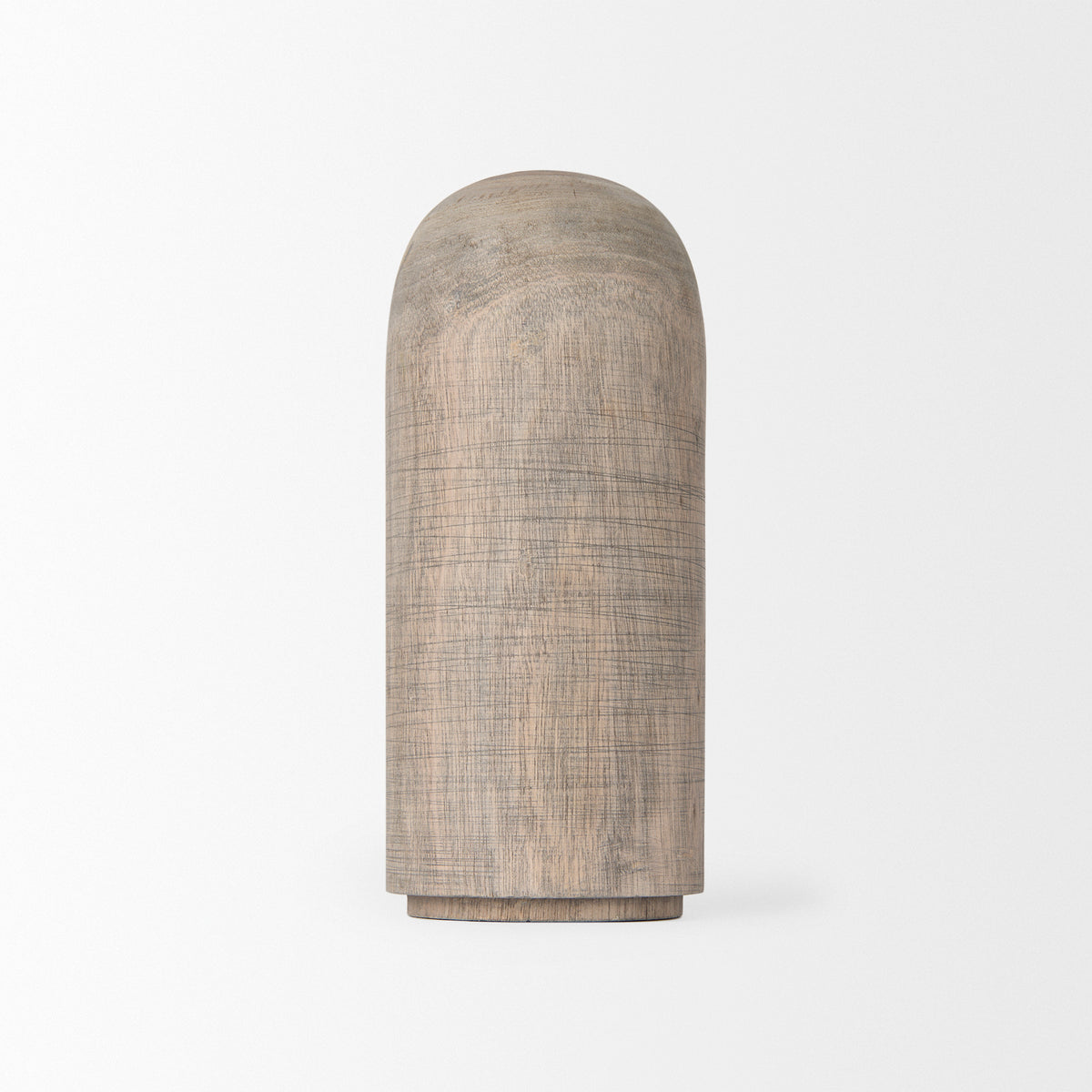 Knox Medium Gray-Wash Wood Decorative Object - Ornate Home