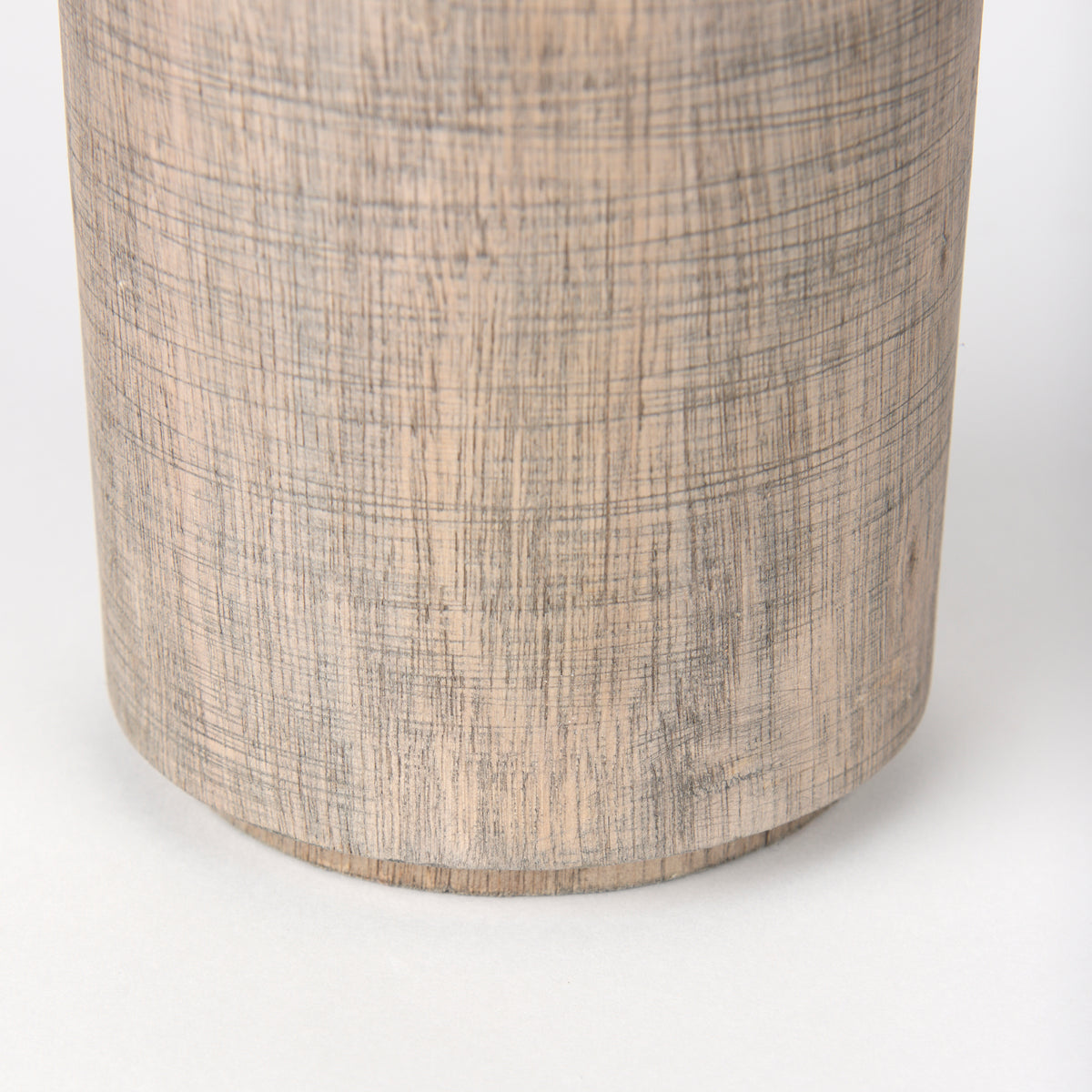 Knox Medium Gray-Wash Wood Decorative Object - Ornate Home