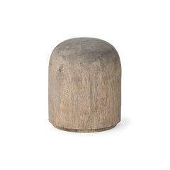 Knox Short Gray-Wash Wood Decorative Object - Ornate Home
