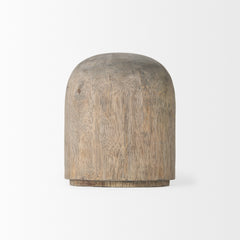 Knox Short Gray-Wash Wood Decorative Object - Ornate Home