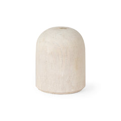 Knox Short White-Wash Wood Decorative Object - Ornate Home