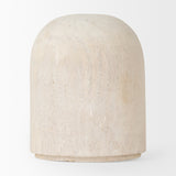 Knox Short White-Wash Wood Decorative Object - Ornate Home