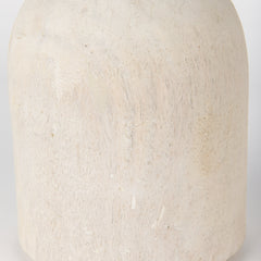 Knox Short White-Wash Wood Decorative Object - Ornate Home