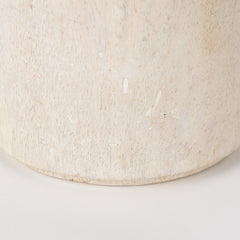 Knox Short White-Wash Wood Decorative Object - Ornate Home