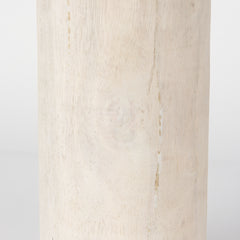 Knox Tall White-Wash Wood Decorative Object